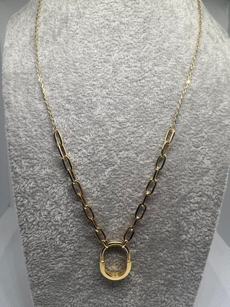 16-17 Inches Gold Necklace - 18K Dubai Gold