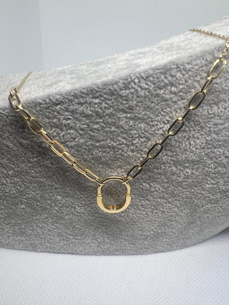 16-17 Inches Gold Necklace - 18K Dubai Gold