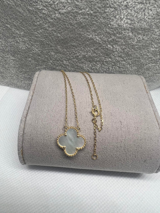 17-18 inches VCA MOP Inspired Attached Necklace
