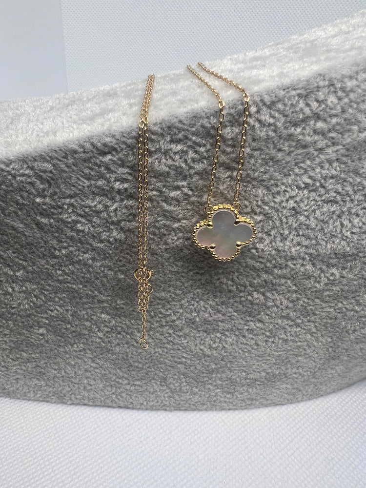 17-18 inches VCA MOP Inspired Attached Necklace