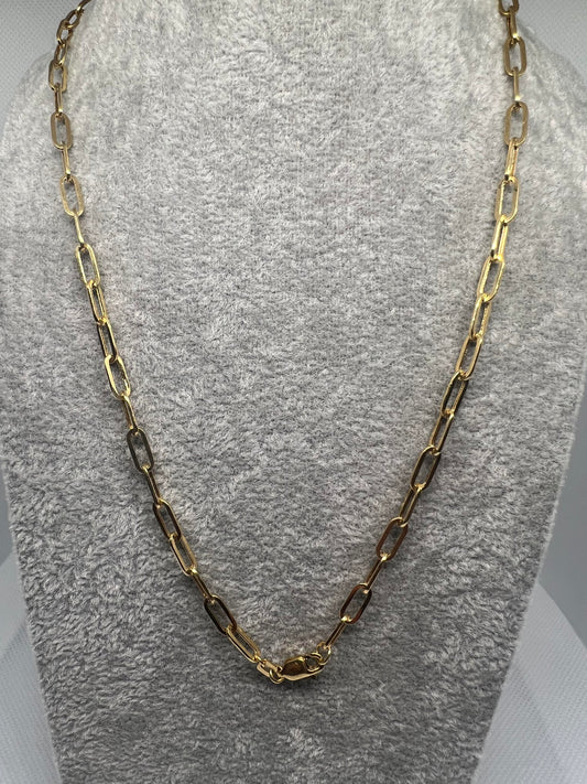 17.5 inches Paperclip Chain
