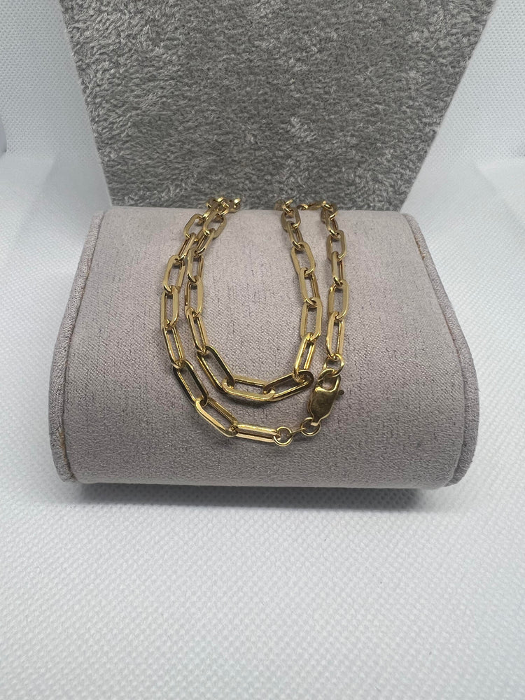 17.5 inches Paperclip Chain