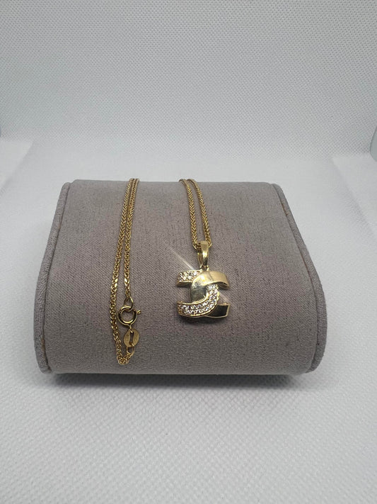 20 Inches Foxtail Chain with Pendant