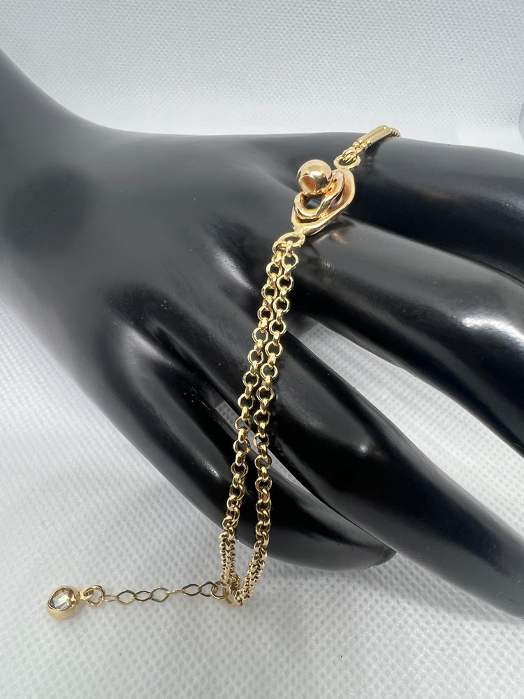 7-8 Inches Gold Bracelet