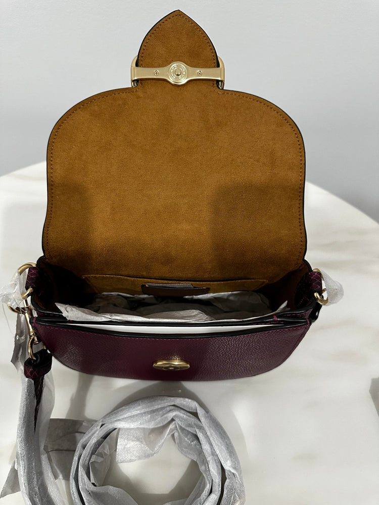 Coach Bag Burgundy
