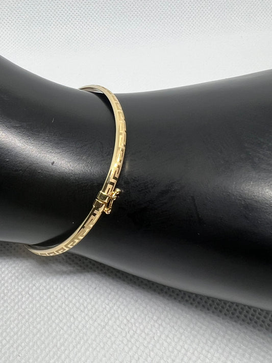 Versace Inspired Bangle 18K Gold - S17