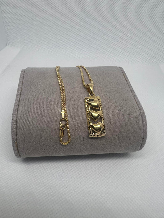 Popcorn Chain with Pendant